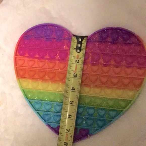 Heart Glitter pop it - Picture 2 of 3